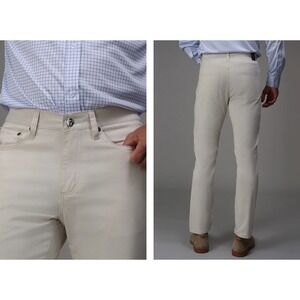 NWT Collars & Co CEO Chino Five Pocket Cotton Stretch Pants W36 L32